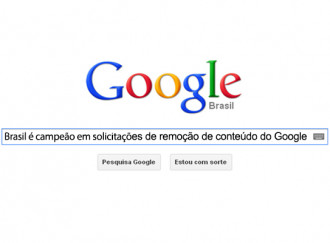 Brasil é campeão em solicitações de remoção de conteúdo do Google