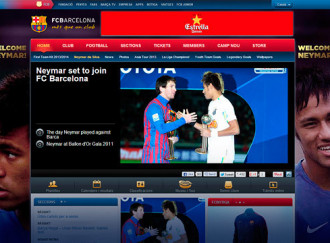 Neymar no Barcelona e a repercussão na web