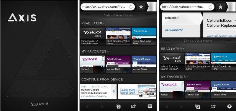 Axis, o novo buscador do Yahoo 