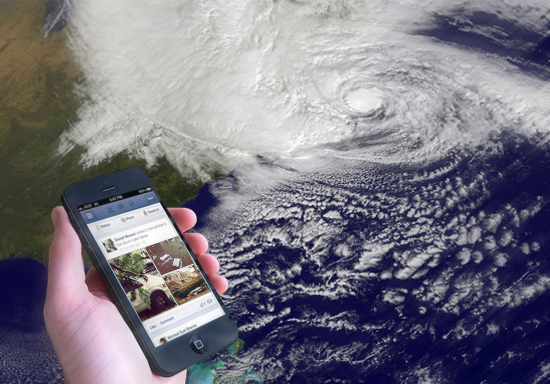 Furacão Sandy nas redes sociais