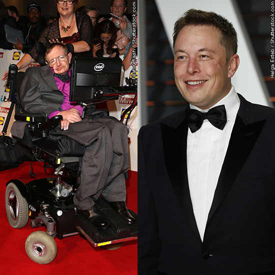 Stephen Hawking e Elon Musk