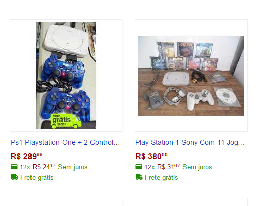 Console PlayStation 1 à venda