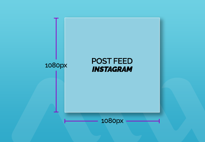 tamanho de post para feed instagram