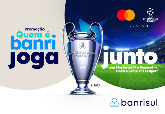 Promoção Quem é Banri Joga Junto – Banrisul e Mastercard