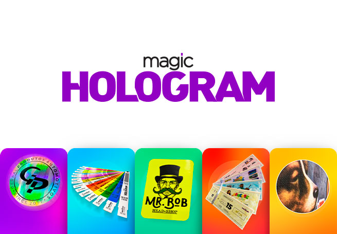 Magic Hologram - Selos Holográficos, Pulseiras e Ingressos