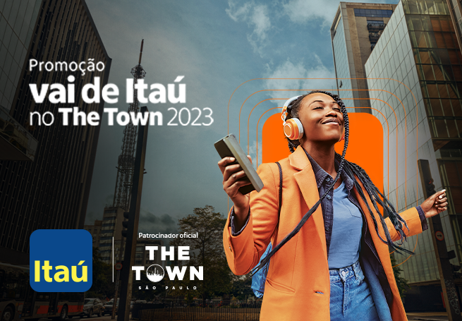 Promoção Vai de Itaú no The Town 2023 - Rede Magic