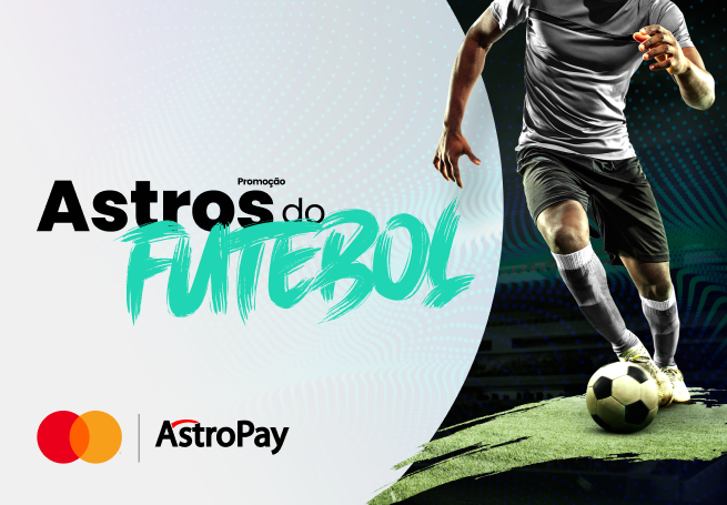 Promoção Astros do Futebol - AstroPay Mastercard