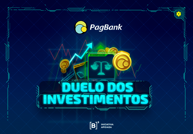 PagBank e B3 - Duelo dos Investimentos - Game de Educação Financeira