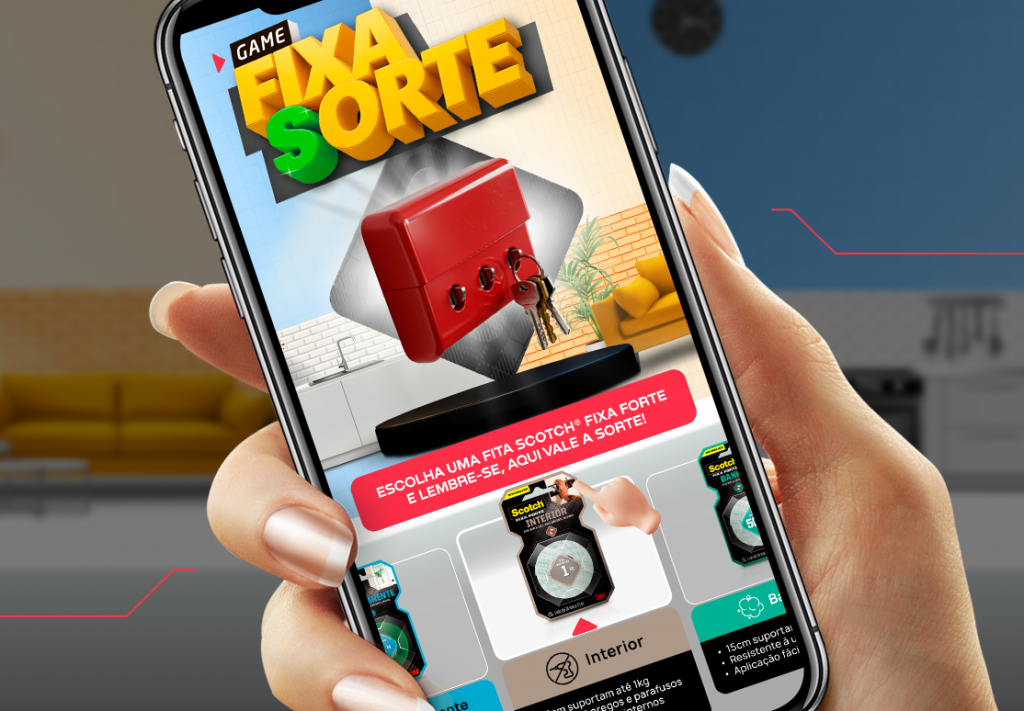 Jogo Fixa Sorte - Modalidade Vale-Brinde para a Campanha Promocional 3M Scotch by Rede Magic