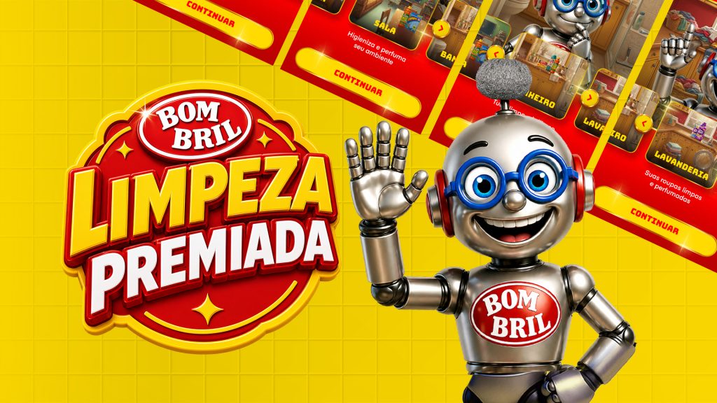 Promoção Bombril 1001 Prêmios Pra Você - Jogo Limpeza Premiada com Robombril